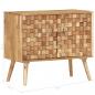 Preview: Sideboard 75 x 35 x 65 cm Massivholz Akazie