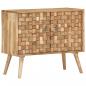 Preview: Sideboard 75 x 35 x 65 cm Massivholz Akazie