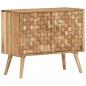 Preview: Sideboard 75 x 35 x 65 cm Massivholz Akazie