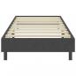 Preview: Boxspring-Bettgestell Grau Stoff 80x200 cm