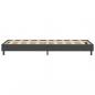 Preview: Boxspring-Bettgestell Grau Stoff 90x200 cm