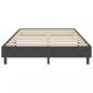 Preview: Boxspring-Bettgestell Grau Stoff 120x200 cm