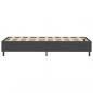 Preview: Boxspring-Bettgestell Grau Stoff 80x200 cm