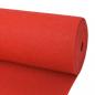 Preview: ARDEBO.de - Messeteppich Glatt 1,2x12 m Rot