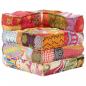 Preview: Modularer Pouf Patchwork Stoff