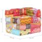 Preview: Modularer Pouf Patchwork Stoff