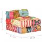 Preview: Modularer Pouf Patchwork Stoff