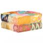 Preview: Pouf 60x70x36 cm Patchwork Stoff