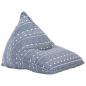 Preview: ARDEBO.de - Beanbag Indigo Stoff Patchwork 