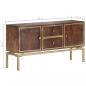 Preview: Sideboard 120x29x60 cm Massivholz Mango