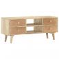 Preview: TV-Schrank 110×30×45 cm Mango Massivholz