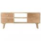 Preview: TV-Schrank 110×30×45 cm Mango Massivholz