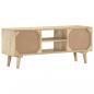 Preview: TV-Schrank 110×30×45 cm Mango Massivholz