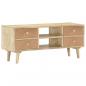 Preview: TV-Schrank 110×30×45 cm Mango Massivholz