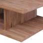 Preview: Couchtisch 70 x 70 x 30 cm Massivholz Teak 