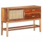 Preview: Sideboard 118x30x76 cm Altholz Massiv