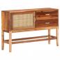 Preview: Sideboard 118x30x76 cm Altholz Massiv