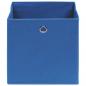 Preview: Aufbewahrungsboxen 10 Stk. Blau 32x32x32 cm Stoff