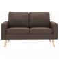 Preview: 2-Sitzer-Sofa Braun Stoff