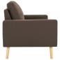 Preview: 2-Sitzer-Sofa Braun Stoff