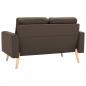 Preview: 2-Sitzer-Sofa Braun Stoff