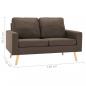 Preview: 2-Sitzer-Sofa Braun Stoff