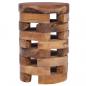 Preview: Nachttisch 30x30x45 cm Massivholz Teak