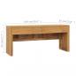 Preview: TV-Schrank 100x35x45 cm Teak Massivholz