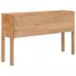 Preview: Sideboard 125x30x75 cm Massivholz Teak