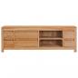 Preview: TV-Schrank 120x30x40 cm Massivholz Teak