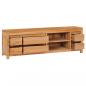 Preview: TV-Schrank 120x30x40 cm Massivholz Teak