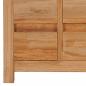 Preview: TV-Schrank 120x30x40 cm Massivholz Teak