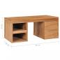 Preview: Couchtisch 90×50×40 cm Massivholz Teak