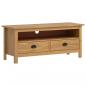 Preview: ARDEBO.de - TV-Schrank Hill Honigbraun 110x40x47 cm Massivholz Kiefer