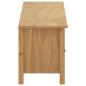 Preview: TV-Schrank Hill Honigbraun 110x40x47 cm Massivholz Kiefer