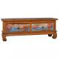 Preview: TV-Schrank 110x35x40 cm Teak Altholz