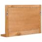 Preview: Wandspiegel mit Regal 60×12×40 cm Teak Massivholz 