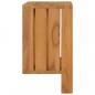 Preview: Handtuchregal zur Wandmontage 35×20×35 cm Teak Massivholz