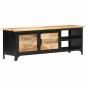 Preview: ARDEBO.de - TV-Schrank 120×30×40 cm Mango-Massivholz 