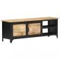 Preview: TV-Schrank 120×30×40 cm Mango-Massivholz 