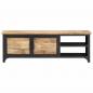 Preview: TV-Schrank 120×30×40 cm Mango-Massivholz 