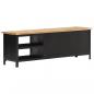 Preview: TV-Schrank 120×30×40 cm Mango-Massivholz 