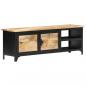 Preview: TV-Schrank 120×30×40 cm Mango-Massivholz 