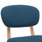 Preview: Barhocker 2 Stk. Blau Stoff