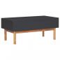 Preview: Couchtisch 90x50x40 cm Akazie Massivholz und MDF