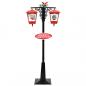 Preview: Weihnachts-Straßenlampe mit Weihnachtsmann 81 x 40 x 188 cm PVC