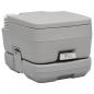 Preview: ARDEBO.de - Tragbare Campingtoilette Grau 10 + 10 L