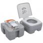 Preview: Tragbare Campingtoilette Grau 20+10 L