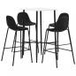 Preview: ARDEBO.de - 5-tlg. Bar-Set Stoff Schwarz