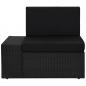 Preview: 10-tlg. Garten-Lounge-Set Poly Rattan Schwarz